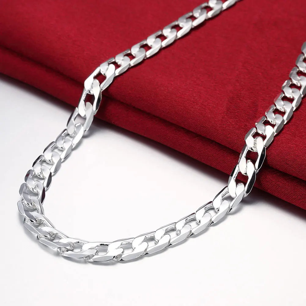 Collar De Plata Para Hombre